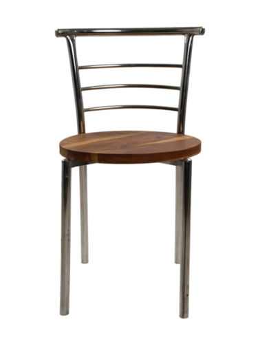 Adhunika Steel Dining Chair Brown