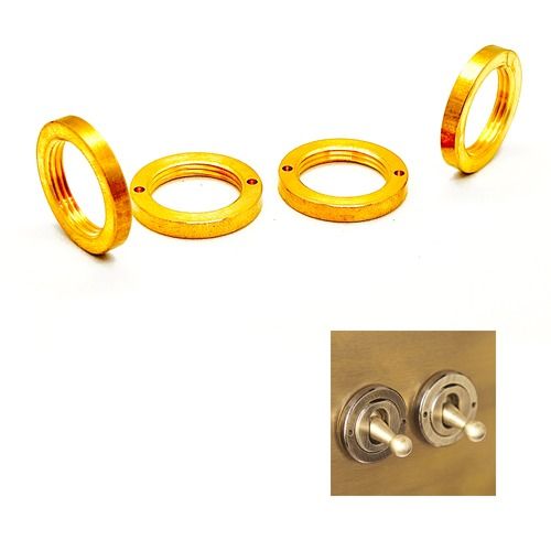 Brass Toggle Ring (Knurled)