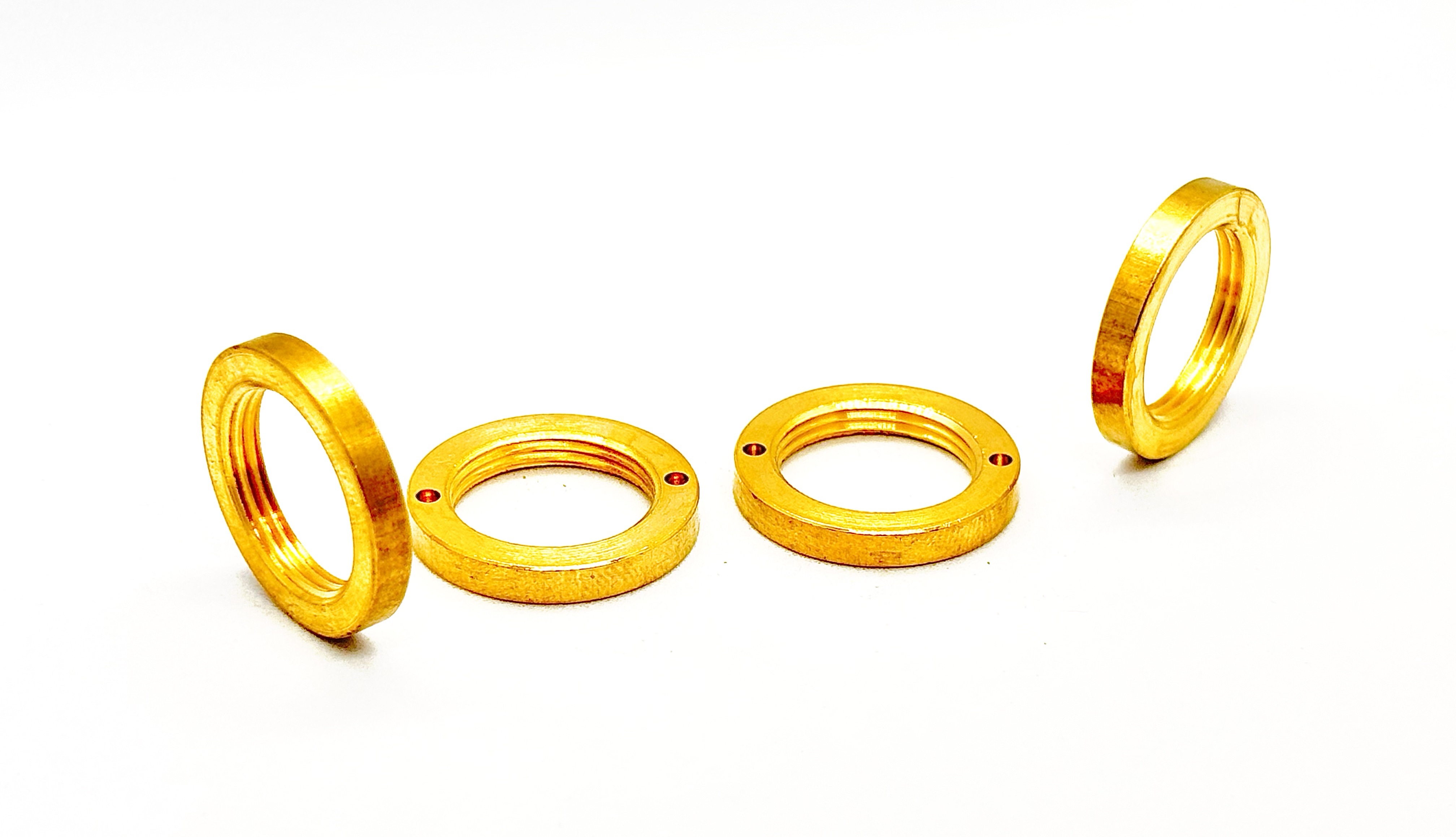 Brass Toggle Ring (Knurled)