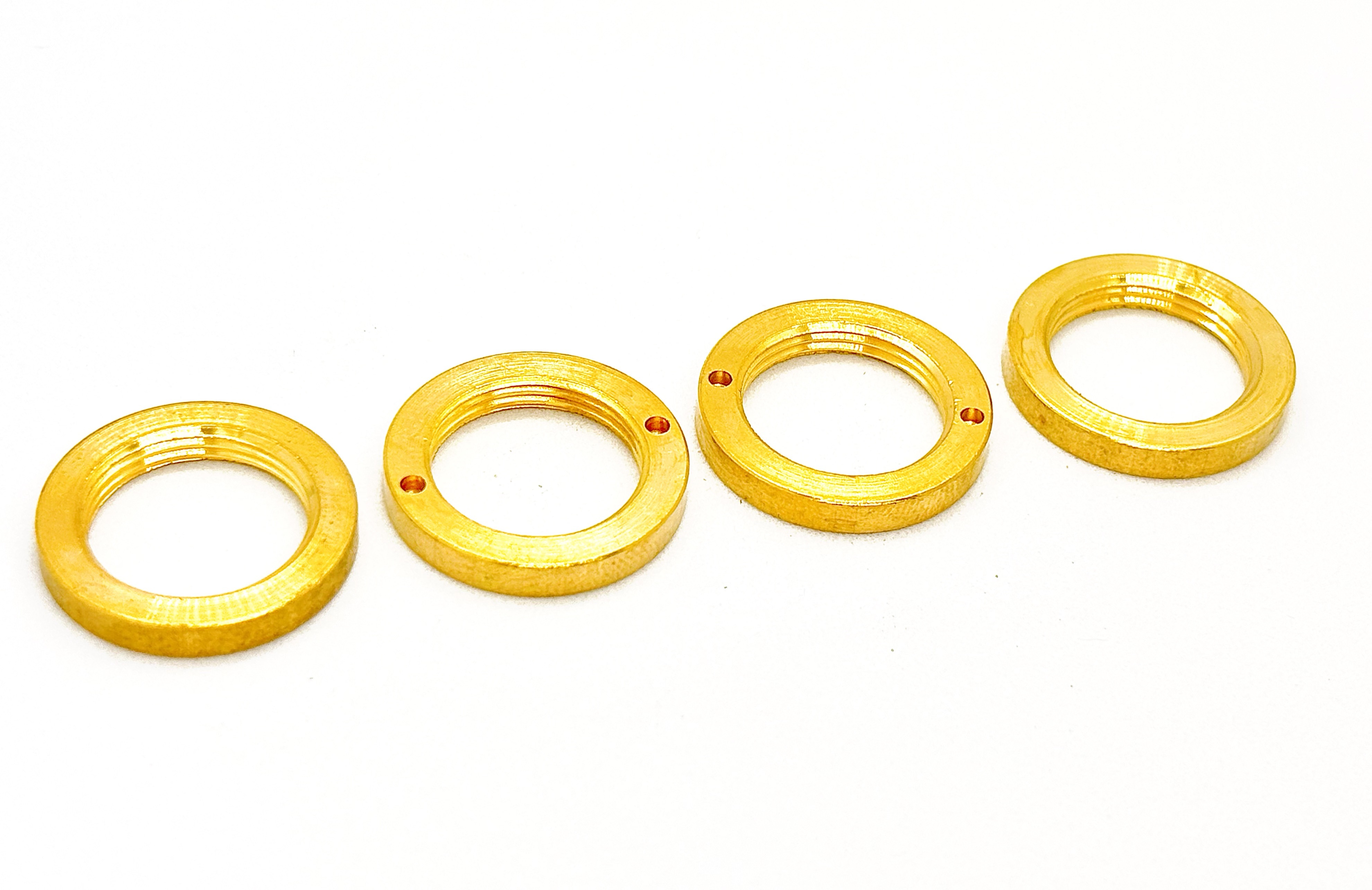 Brass Toggle Ring (Knurled)