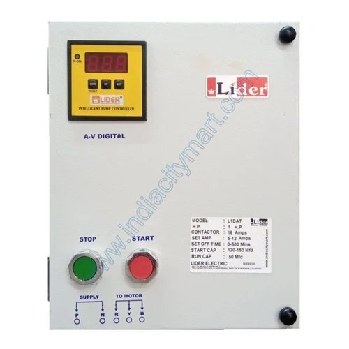 Lider Digital Submersible Dry run Pump Starter 1 HP