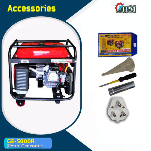 5 KVA Portable Petrol Generator Model GE-5000R Start-Manual