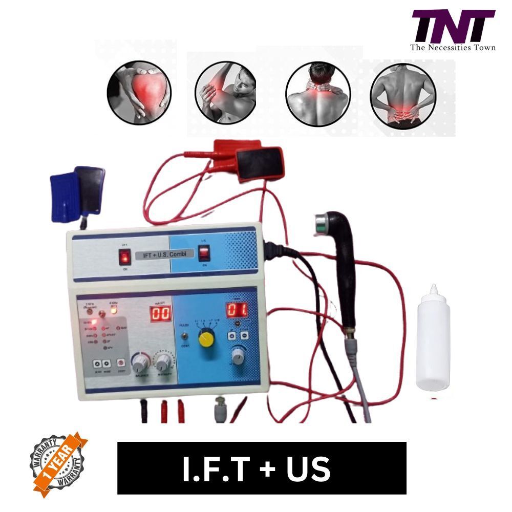 TNT IFT+US physiotherapy  machine for pain relief Interferential Therapy+Ultrasonic Therapy