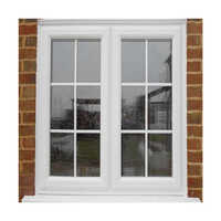 White Designer Upvc Windows