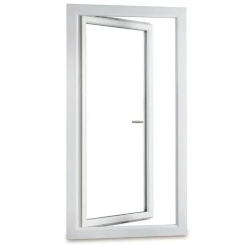 Upvc Hinged Glass Door - Design: As Per Req.