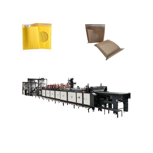 Corrugated Paper Buffer Courier Bag Making Machine