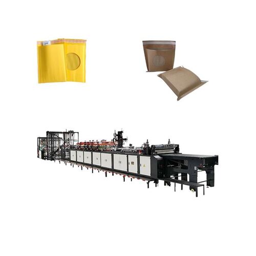 corrugated paper buffer courier bag making machine