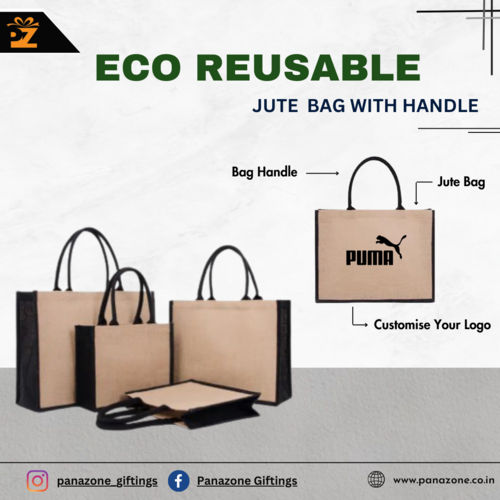 ECO Reusable Jute Bag With Handle