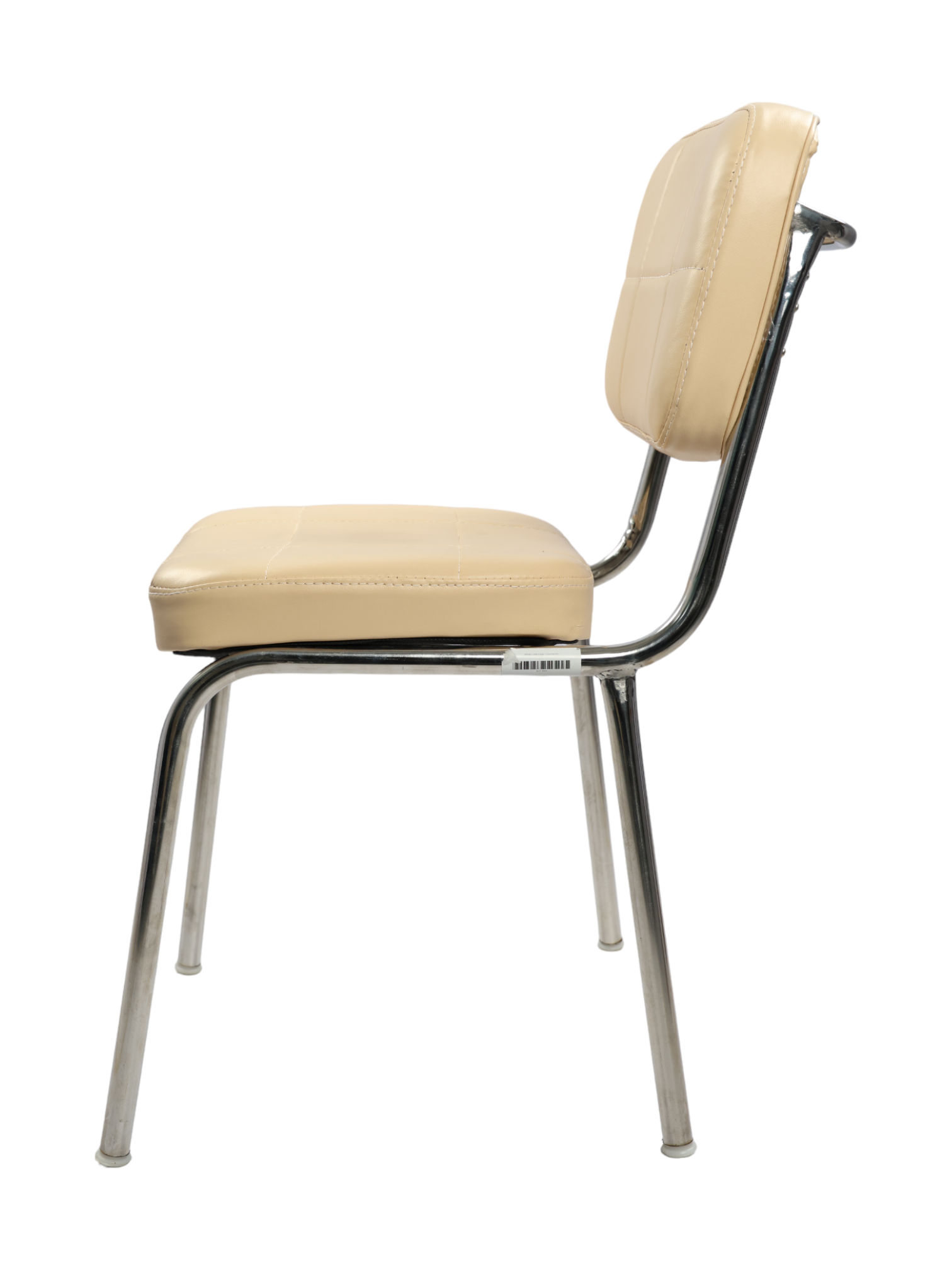 Adhunika Without Arms Visitor Chair (Cream)