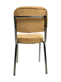 Adhunika Without Arms Visitor Chair (Cream)