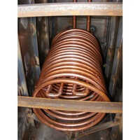 Coil Type Heat Exchanger - Color: Copper