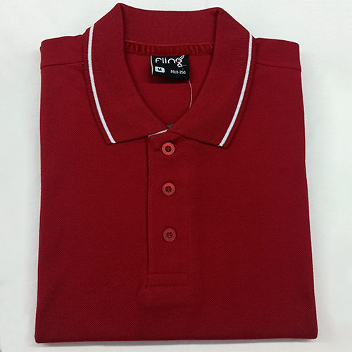 250Gsm Mens Red Polo T-Shirts Gender: Male