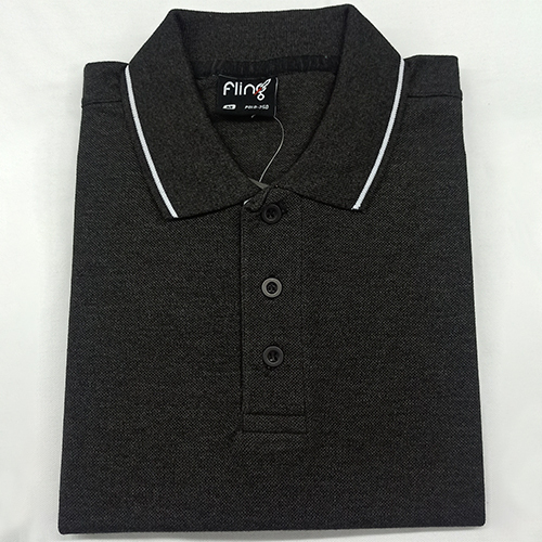 250GSM Mens Dark Grey Polo T-Shirts