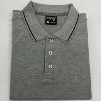 250GSM Mens Grey Polo T-Shirts
