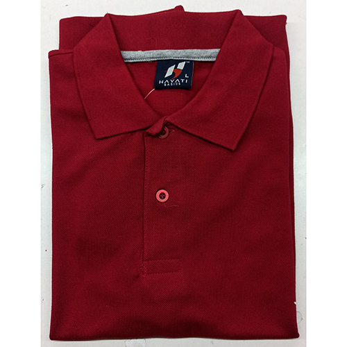 200GSM Mens Red Polo T-Shirt