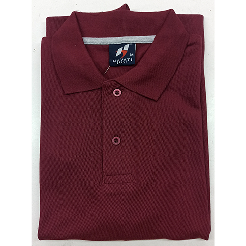 200GSM Mens Maroon Polo T-Shirt