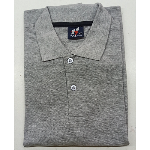 200GSM Mens Grey Polo T-Shirt