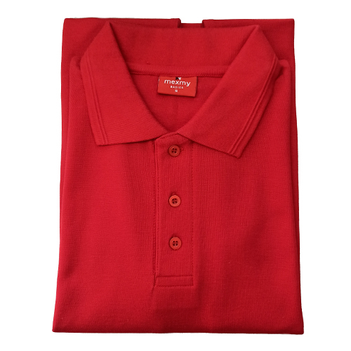 220 GSM Mens Red Polo T-Shirt