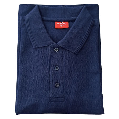 220 GSM Mens Dark Blue Polo T-Shirt