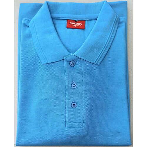 220 GSM Mens Sky Blue Polo T-Shirt