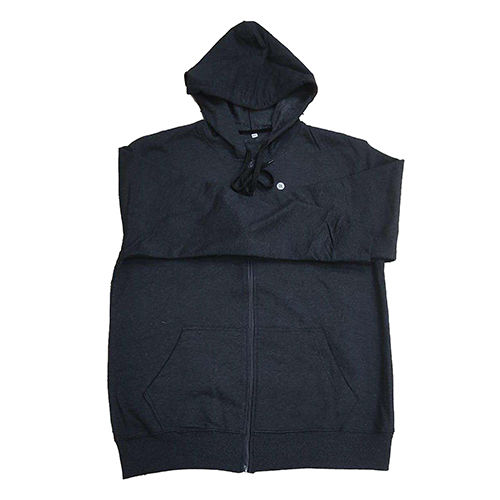 Washable 300Gsm Mens Light Black Hoodies