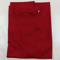 160GSM Mens Round Neck Red T-Shirt