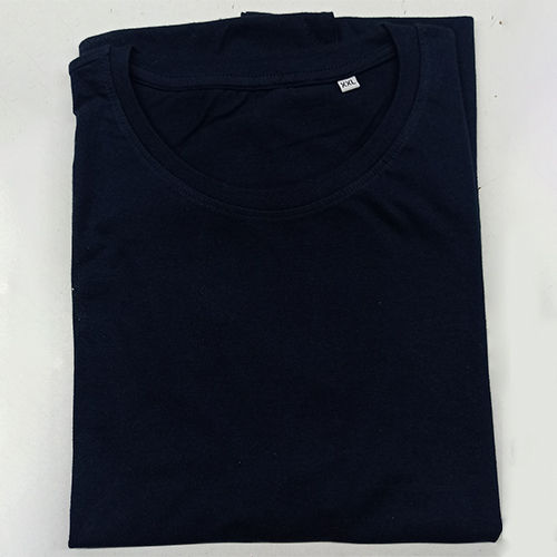 160GSM Mens Round Neck Dark Blue T-Shirt