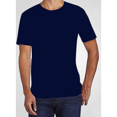 Cotton UCB Round Neck Navy Blue T-Shirt