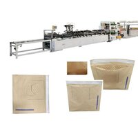 Bubble Paper Envelope Bag Machine For Clothing - Kraft Paper, 7850x1600x1900mm, Gray & Blue | Plc Touchscreen, Servo Control, 120 Bags/min, Hot Melt Sealing