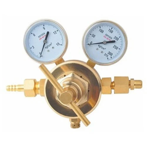 Regulator Double Meter (Brass) Heavy