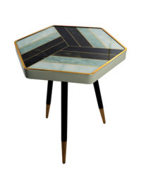 Adhunika Bedside Glass Top Table