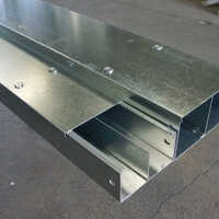 Gi Raceway Cable Tray - Gi Galvanized, 2500mm X 300mm , Silver Iron Construction With Warranty For Reliable Cable Management