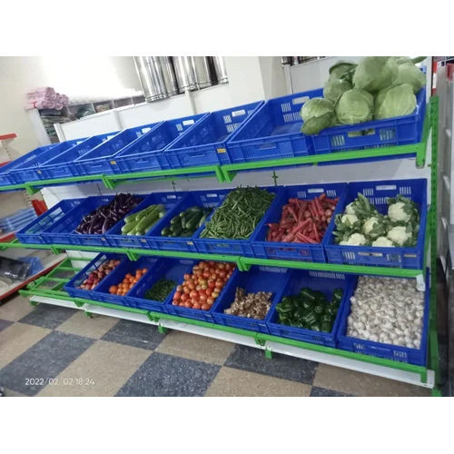 Fruits And Vegetable Racks Capacity: 150 Kg/Hr