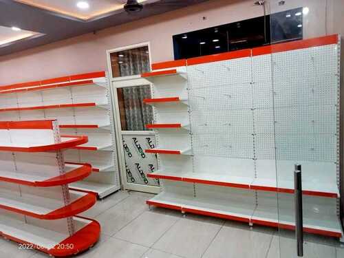 Supermarket Wall Display Rack Capacity: 250 Kg/Hr