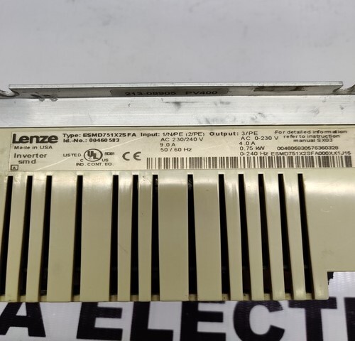 LENZE ESMD751X2SFA FREQUENCY  INVERTER