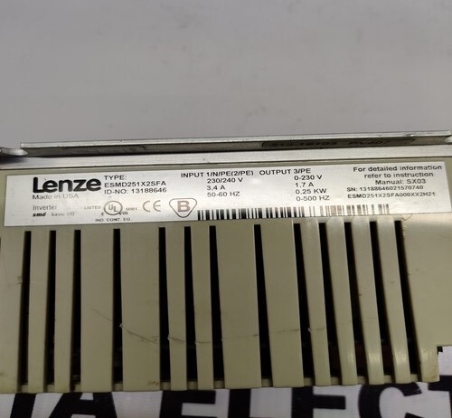 LENZE ESMD251X2SFA FREQUENCY INVERTER
