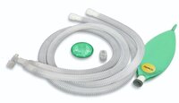 Anesthesia Ventilator Circuit - Plastic, White Transparent | Universal Compatibility, Low Compliance, Patient Comfort