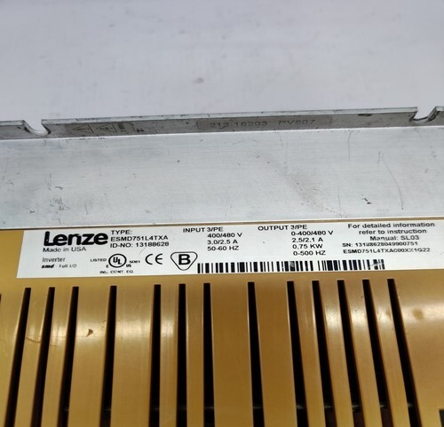 LENZE ESMD751L4TXA AC DRIVE