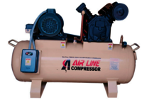 Single Phase Air Compressor - 14 Hp, 500 L Tank Capacity, 30 Cfm Max Flow Rate | Portable Design, Air Cooled, Lubricated Type, Easy Operation