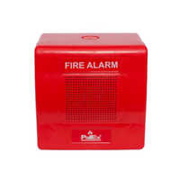 Abs Housing Hooter - Pvc, Red Color, 15 Volt Power Supply | Industrial Usage, Red Alarm Light, Warranty Included