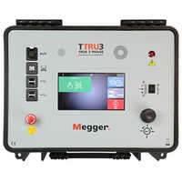 Black Ttru3 3 Phase Transformer Turns Ratio Meter