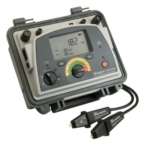 Black Dlro10Hd 10 A Digital Low Resistance Ohm Meter