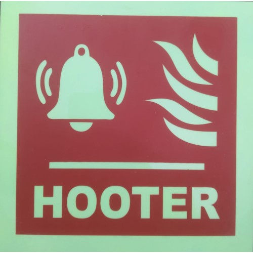 Night Glow Hooter Signage Application: To Guide Toward Exit Doors In Case Of Emergency .