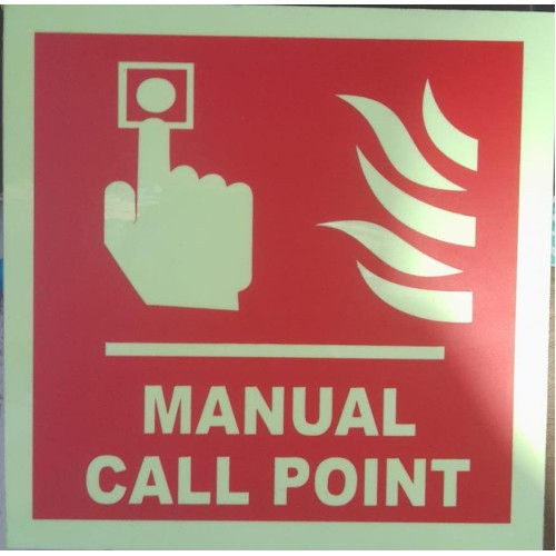 Night Glow Manual Call Point Signage