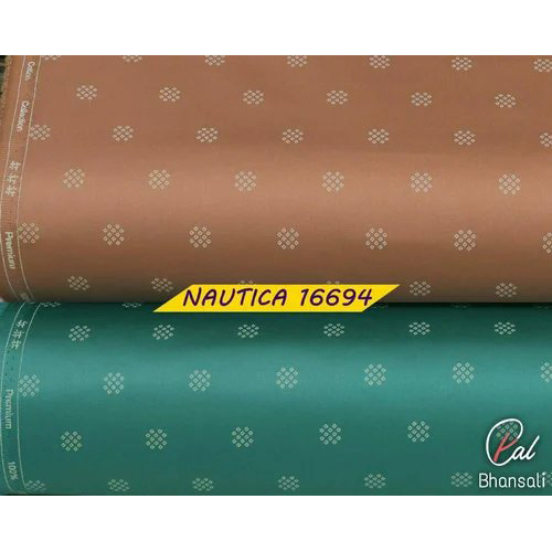 Cotton printed shirting fabric