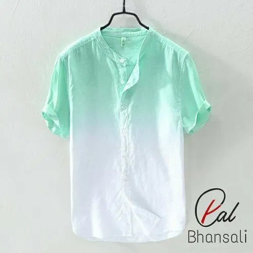 Ombre cotton shirting fabric