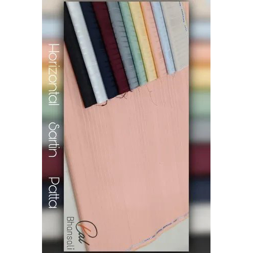 Horizontal Satin Cotton Fabric