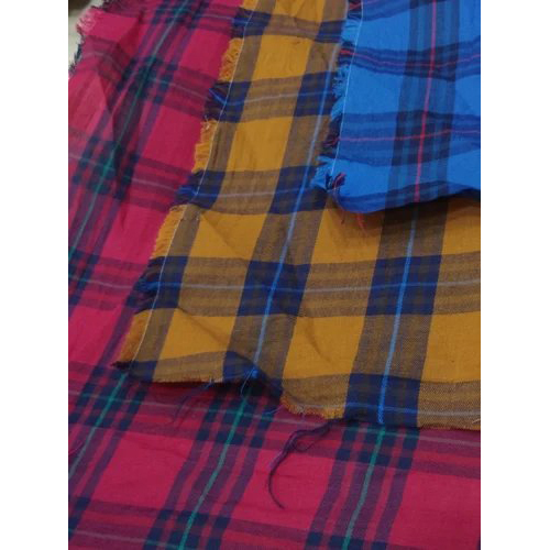 Fancy Twill Checks Fabric