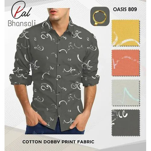 Printed Casual Shirting fabric