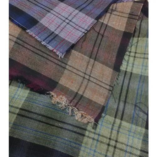 Yarn Dyed Linen Checks Fabric
